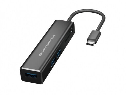 Conceptronic DONN08B dockningsstationer för bärbara datorer USB 3.2 Gen 1 (3.1 Gen 1) Type-C Svart