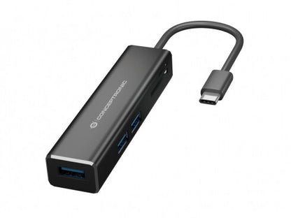 Conceptronic DONN08B dockningsstationer för bärbara datorer USB 3.2 Gen 1 (3.1 Gen 1) Type-C Svart