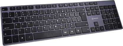 Voxicon DK-295WL-BLK/INT tangentbord Kontor RF Trådlös QWERTY Internationellˌ EER Svart