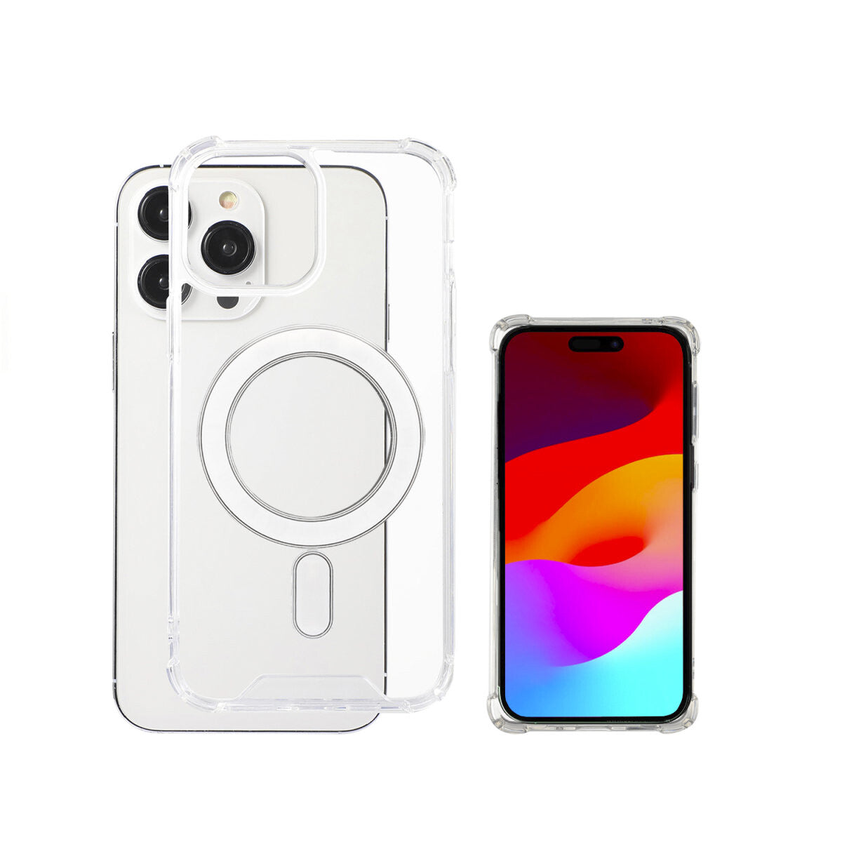 4smarts Ibiza mobiltelefonfodral 17 cm (6.7") Hårt fodral Transparent