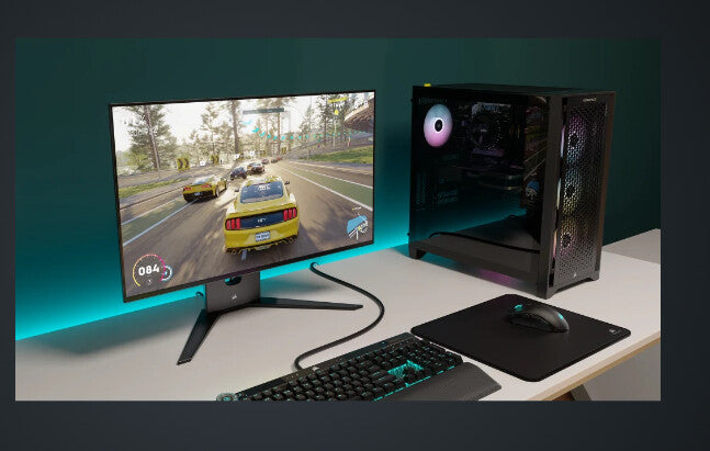 Corsair Xeneon 27QHD240 platta pc-skärmar 68,6 cm (27") 2560 x 1440 pixlar Quad HD OLED Svart