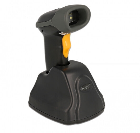 DeLOCK 90550 streckkodsläsare Handhållen steckkodsläsare 1D/2D CMOS Svart, Orange