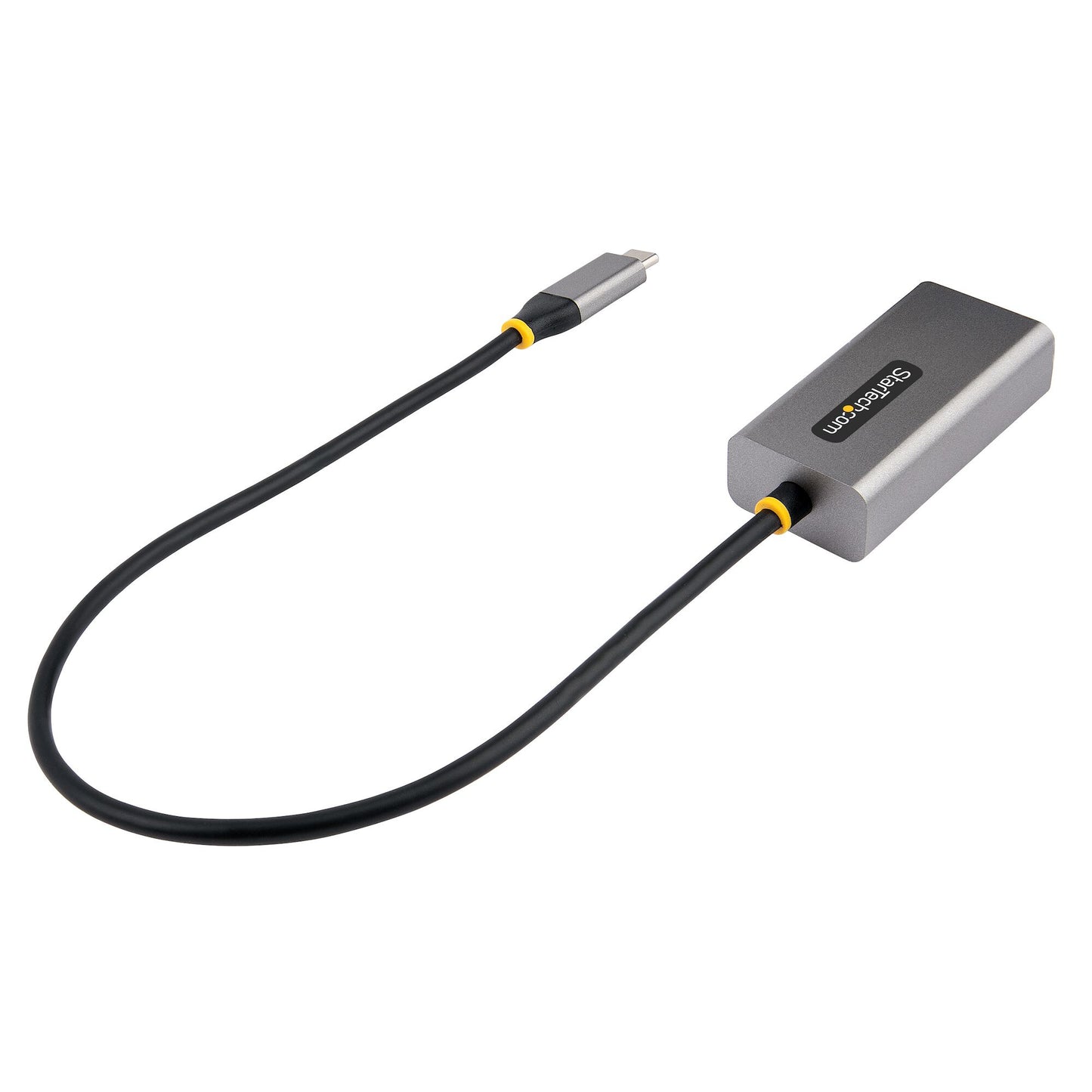 StarTech.com USB-C till Ethernet-adapter, 10/100/1000 Mbps, Gigabit-nätverksadapter med ASIX AX88179A chip, 30 cm kabel, USB-Type C till RJ45 Ethernet-dongel/NIC, Windows/macOS/Linux