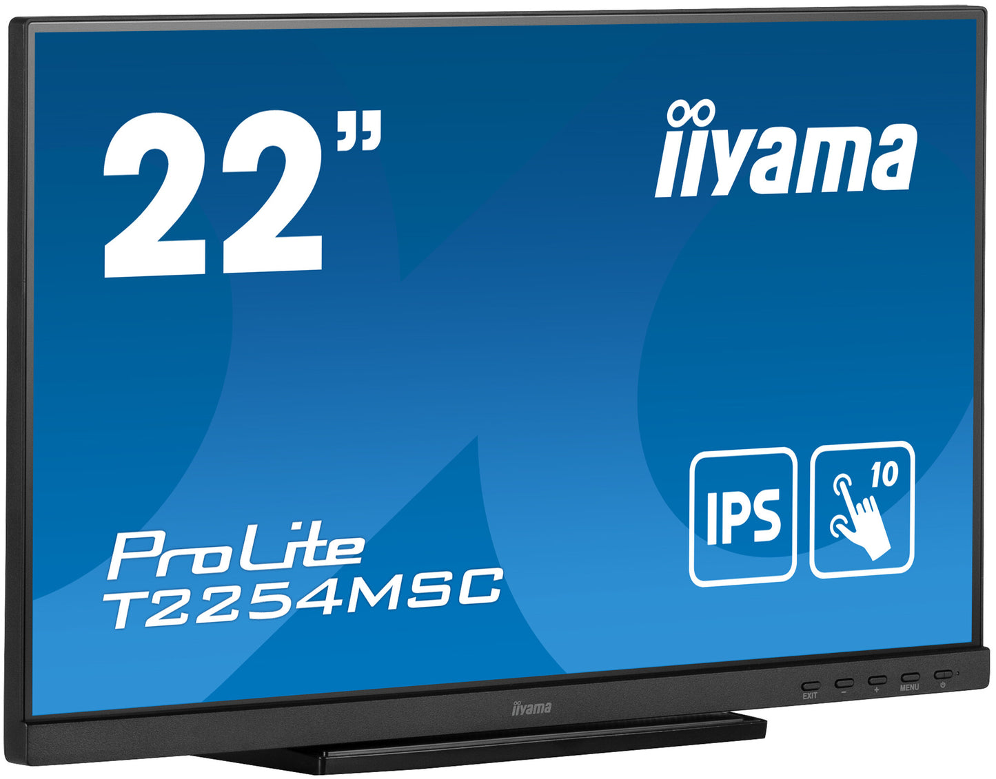 iiyama ProLite T2254MSC-B1AG platta pc-skärmar 54,6 cm (21.5") 1920 x 1080 pixlar Full HD LED Pekskärm Svart