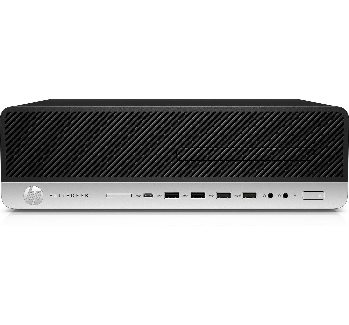 T1A HP EliteDesk 800 G3 Refurbished Intel® Core™ i5 i5-6500 16 GB DDR4-SDRAM 240 GB SSD Windows 10 Pro SFF PC Svart, Silver