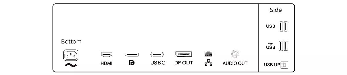 Philips P Line 346P1CRH/00 LED display 86,4 cm (34") 3440 x 1440 pixlar UltraWide Quad HD Svart