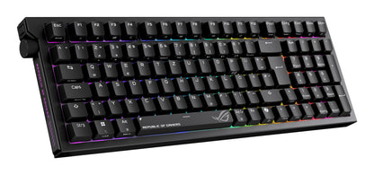 ASUS ROG Strix Morph 96 Wireless tangentbord Spela USB + RF Wireless + Bluetooth QWERTZ tyska Svart