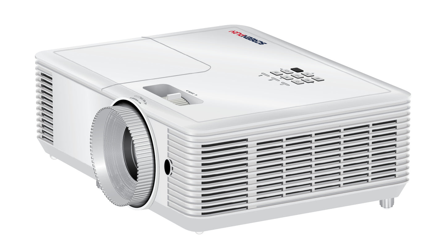 ScreenPlay MULTIMEDIA PROJECTOR Standard throw-projektor 4000 ANSI-lumen DLP WUXGA (1920x1200) 3D kompatibilitet Vit