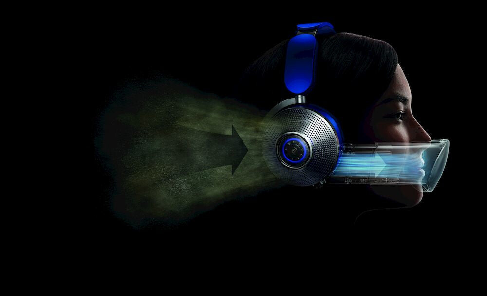 Dyson Zone Headset Kabel & Trådlös Huvudband Samtal/musik USB Type-C Bluetooth Blå