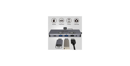 Acer 12-in-1 Type-C Dongle Kabel USB 3.2 Gen 1 (3.1 Gen 1) Type-C Silver