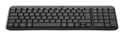 Logitech K250 Compact Bluetooth tangentbord Universal Trådlös RF + Bluetooth QWERTZ tyska grafit
