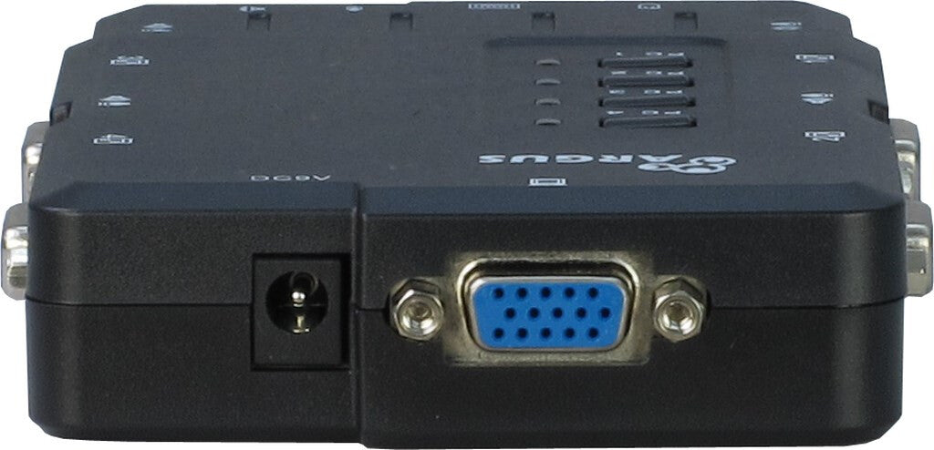 Inter-Tech KVM-CS-41UA KVM-switchar Svart
