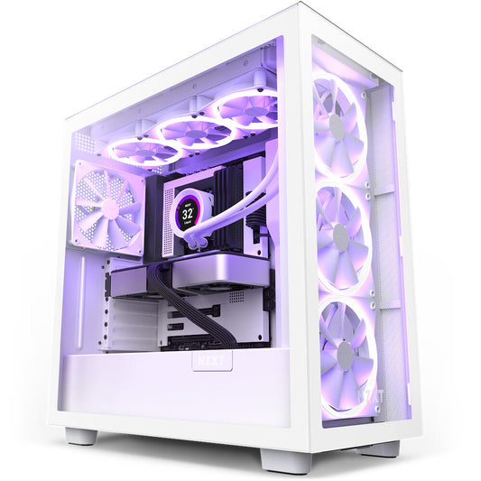 NZXT CM-H71EW-02 datorväskor Midi Tower Vit