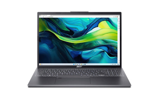 Acer Aspire A16-51GM-77G2 Intel Core 7 150U Bärbar dator 40,6 cm (16") WUXGA 16 GB DDR5-SDRAM 1 TB SSD NVIDIA GeForce RTX 2050 Wi-Fi 6E (802.11ax) Windows 11 Home Grå