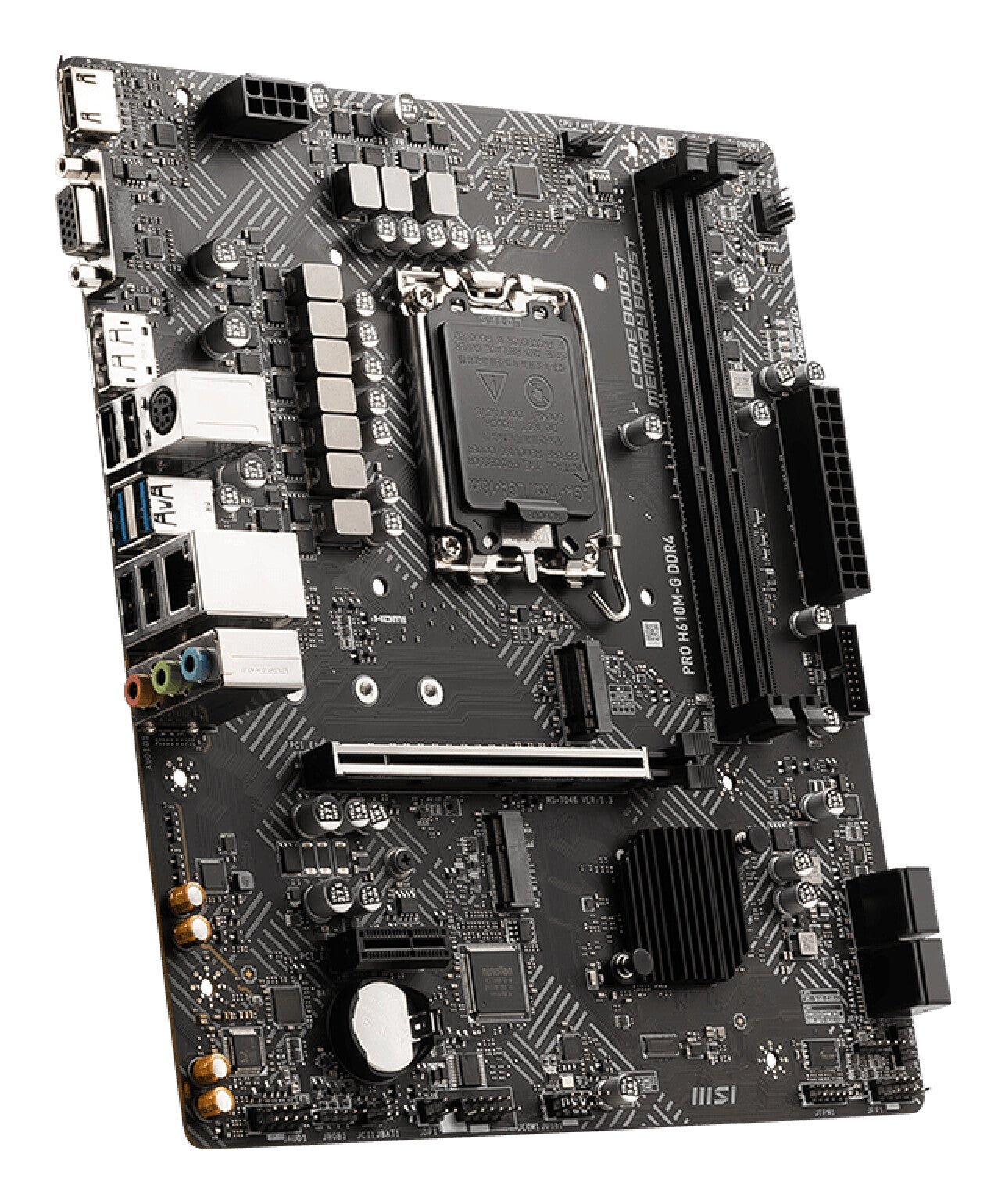 MSI PRO H610M-G DDR4 moderkort Intel H610 LGA 1700 micro ATX