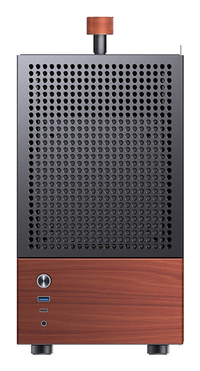 Jonsbo T6 Midi Tower Svart, Trä