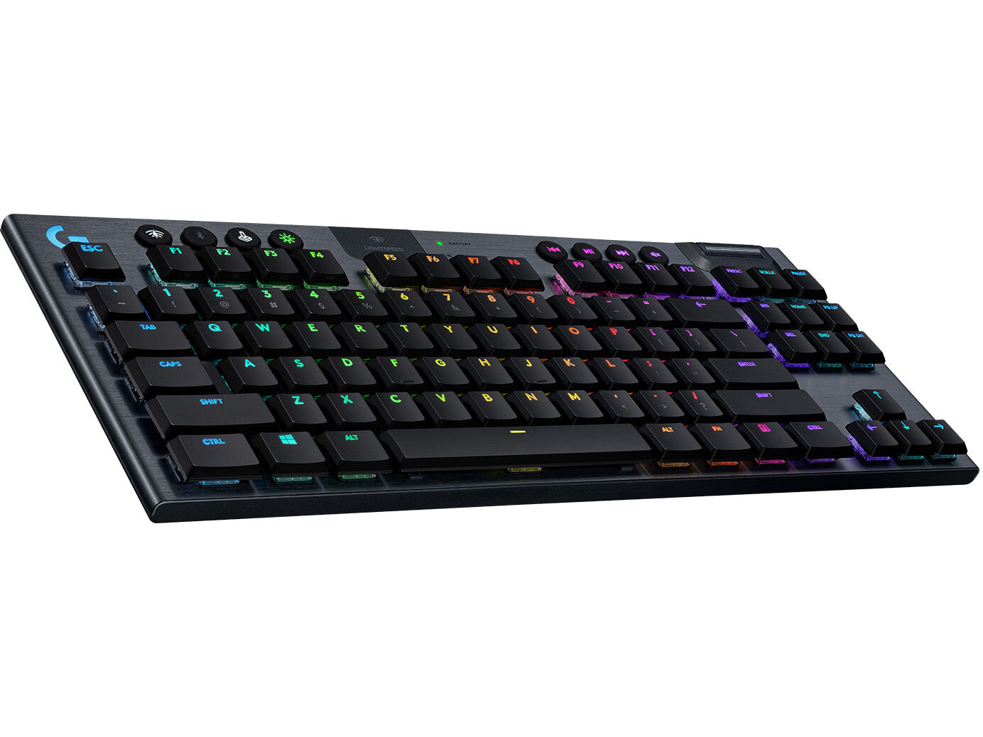 Logitech G 920-009500 tangentbord Spela Trådlös RF + Bluetooth QWERTY Nordic Kol
