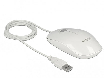 DeLOCK 12537 datormöss Kontor Ambidextrous USB Type-A Optisk 1200 DPI