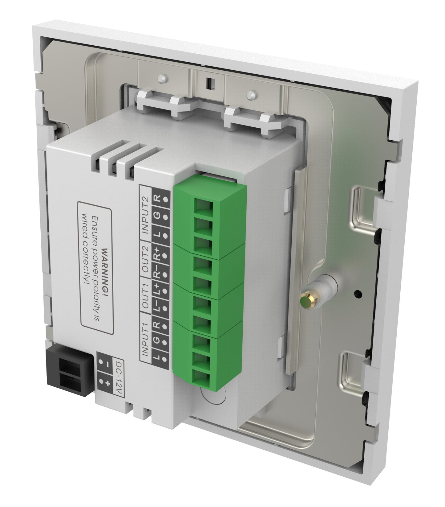 Vision TC3-AMP ljudförstärkare 2.0 kanaler Hem Vit