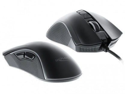 DeLOCK 12670 datormöss Spela högerhand USB Type-A Optisk 10000 DPI