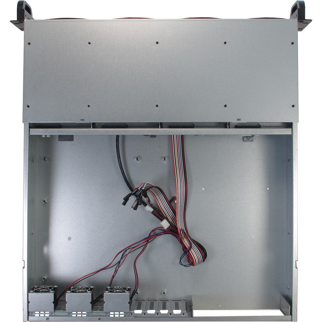 Inter-Tech 2U 2404L S-ATA Ställning Svart, Grå