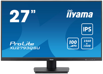 iiyama ProLite XU2793QSU-B7 LED display 68,6 cm (27") 2560 x 1440 pixlar Quad HD Svart