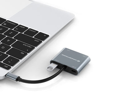 Conceptronic DONN16G Kabel USB 3.2 Gen 1 (3.1 Gen 1) Type-C Grå