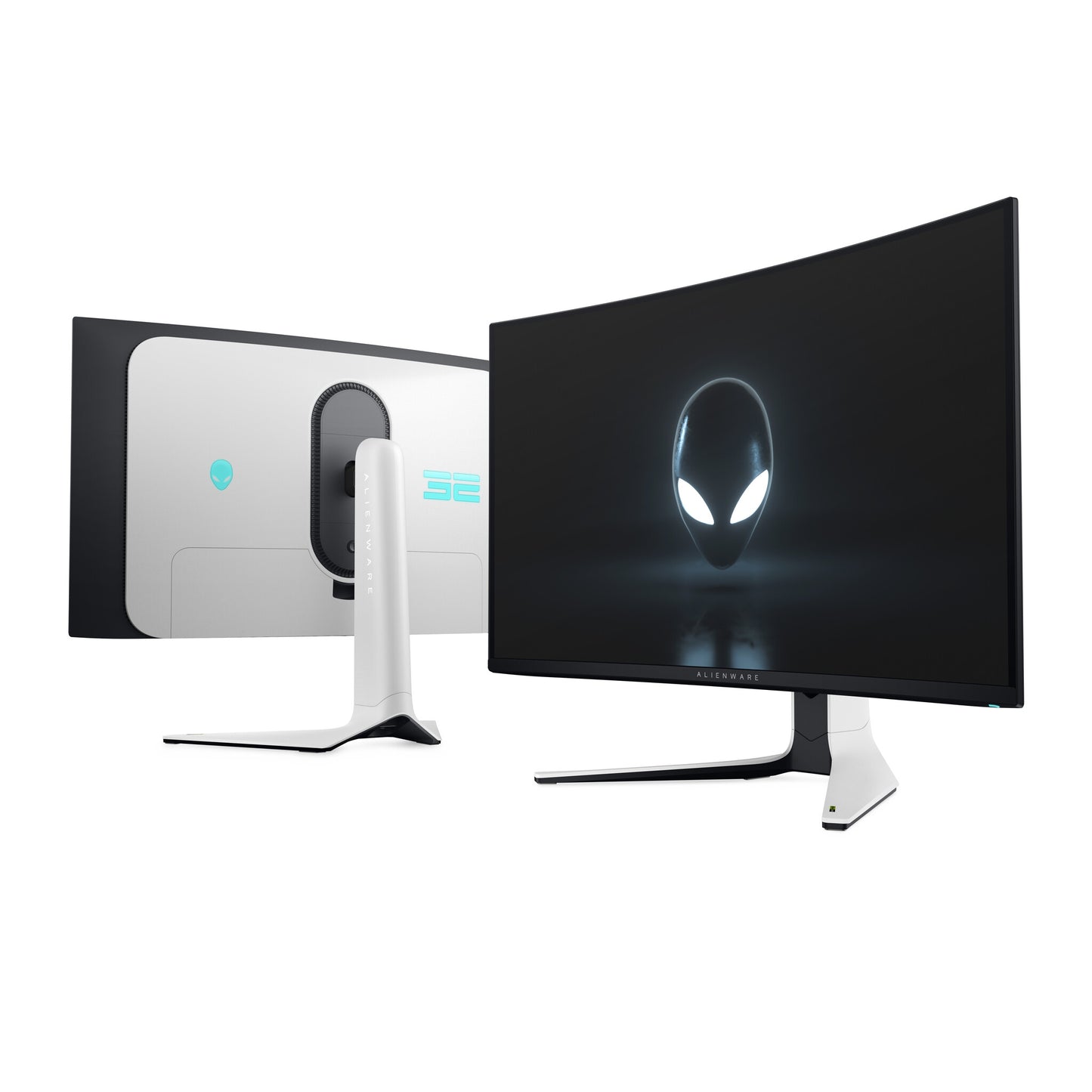 Alienware AW3225QF platta pc-skärmar 81,3 cm (32") 3840 x 2160 pixlar 4K Ultra HD QD-OLED Svart, Vit 81.3cm (32") 4K Ultra HD 3840 x 2160 OLED, 16:9, 250cd/m², 1.07B, 0.03ms, 178°/178°
