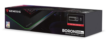 GENESIS Boron 500 XXL RGB Spelmusmatta Svart
