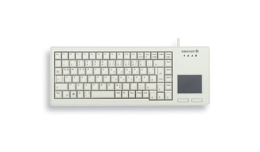 CHERRY XS Touchpad tangentbord Universal USB QWERTY Engelska (USA) Grå