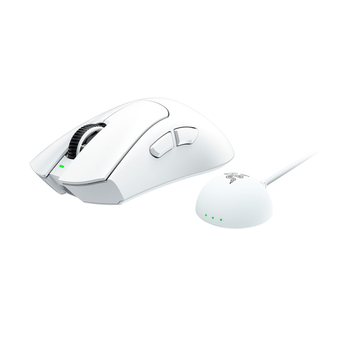 Razer DeathAdder V4 Pro datormöss Spela högerhand RF Wireless + USB Type-A Optisk 45000 DPI
