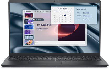 DELL Pro 15 Essential PV15255 AMD Ryzen™ 5 7520U Bärbar dator 39,6 cm (15.6") Full HD 8 GB LPDDR5-SDRAM 512 GB SSD Wi-Fi 5 (802.11ac) Windows 11 Pro Nordic Svart