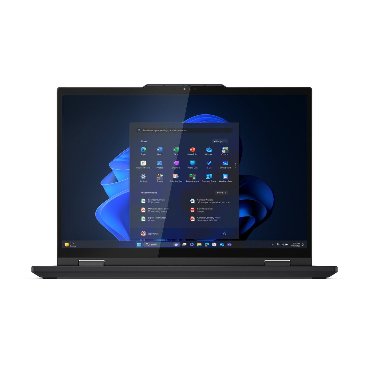 Lenovo ThinkPad T14s 2-in-1 Gen 1 Intel Core Ultra 7 255U Hybrid (2-i-1) 35,6 cm (14") Pekskärm WUXGA 32 GB LPDDR5x-SDRAM 1 TB SSD Wi-Fi 7 (802.11be) Windows 11 Pro tyska Svart