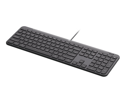 Logitech Signature Slim Wired K620 For Business tangentbord Universal USB QWERTZ tyska grafit