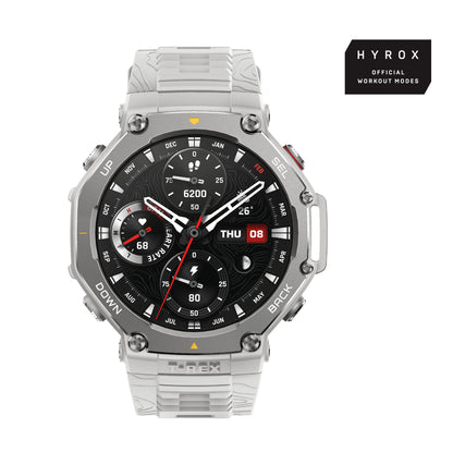 Amazfit T-Rex 3 3,81 cm (1.5") AMOLED Digital 480 x 480 pixlar Pekskärm Rostfritt stål GPS