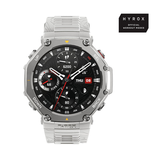Amazfit T-Rex 3 3,81 cm (1.5") AMOLED Digital 480 x 480 pixlar Pekskärm Rostfritt stål GPS