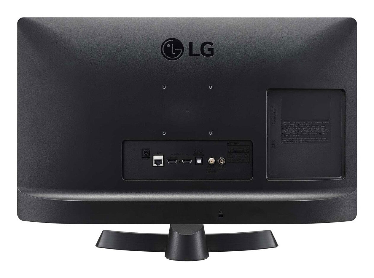LG HD 24TQ510S-PZ TV-apparat 59,9 cm (23.6") Smart-TV Wi-Fi Svart, Grå 250 cd/m²