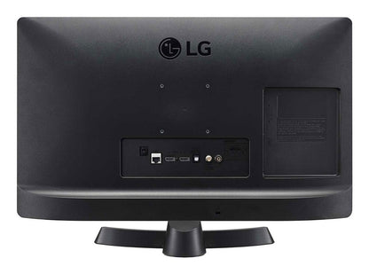 LG HD 24TQ510S-PZ TV-apparat 59,9 cm (23.6") Smart-TV Wi-Fi Svart, Grå 250 cd/m²
