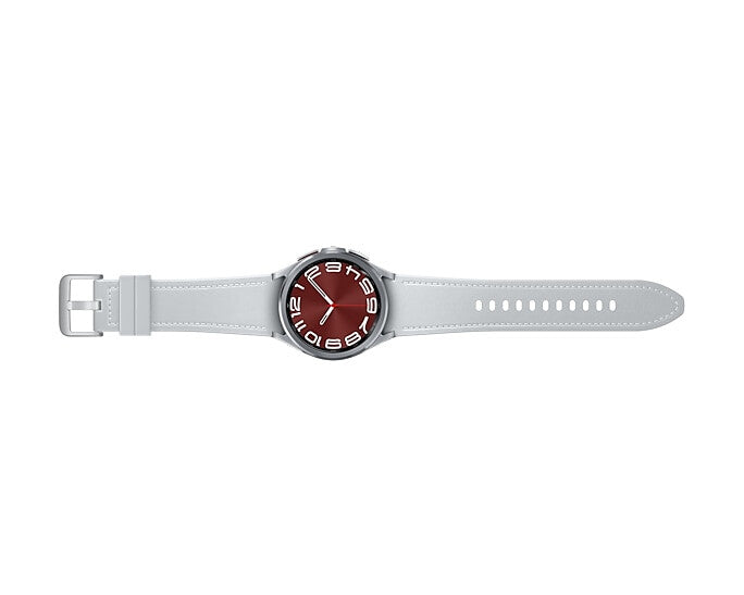 Samsung Galaxy Watch6 Classic SM-R955FZSADBT smartklocka och träningsklocka 3,3 cm (1.3") AMOLED 43 mm Digital 432 x 432 pixlar Pekskärm 4G Silver Wi-Fi GPS