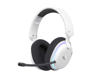 Havit Fuxi-H7 Hörlurar Kabel & Trådlös Huvudband Spela USB Type-C Bluetooth Svart, Vit