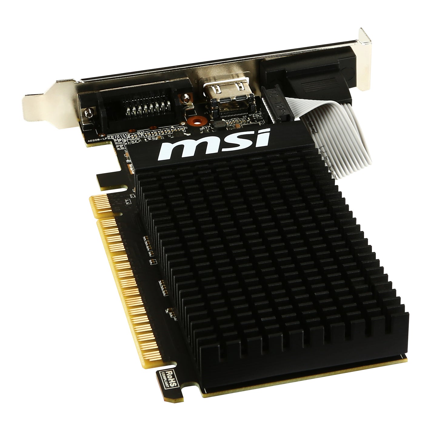 MSI GT 710 2GD3H LP grafikkort NVIDIA GeForce GT 710 2 GB GDDR3