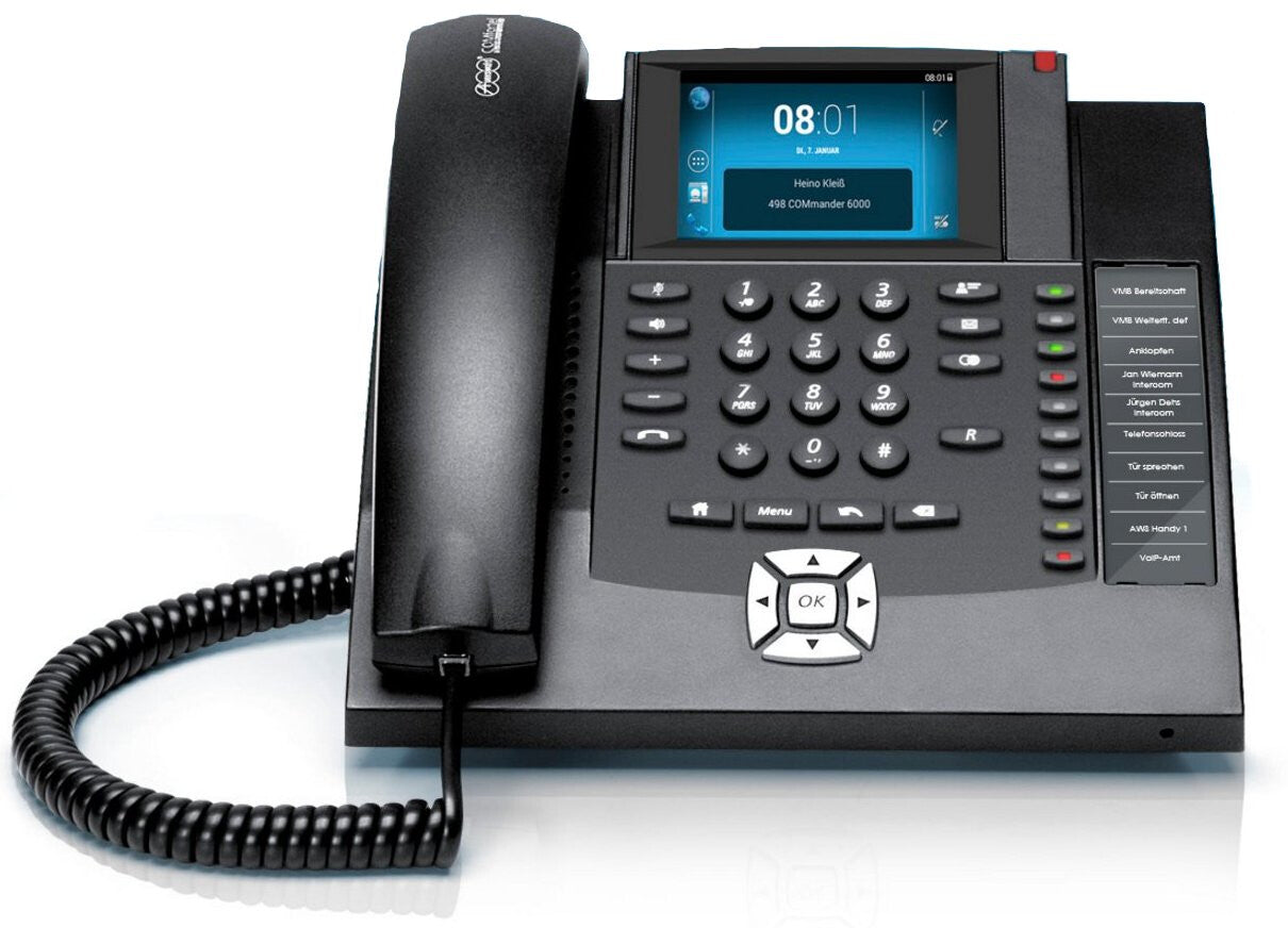 Auerswald COMfortel 1400 IP Analog telefon Svart