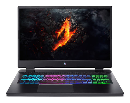 Acer Nitro 17 AN17-42-R7G8 AMD Ryzen™ 7 8845HS Bärbar dator 43,9 cm (17.3") Full HD 16 GB DDR5-SDRAM 1 TB SSD NVIDIA GeForce RTX 4060 Wi-Fi 6E (802.11ax) Windows 11 Home Svart