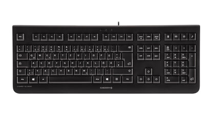 CHERRY DC 2000 tangentbord Mus inkluderad Universal USB AZERTY Belgiskt Svart