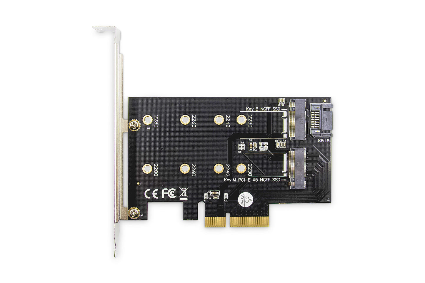Digitus DS-33170 nätverkskort/adapters Intern M.2