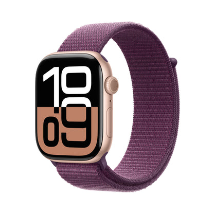 Apple Watch Series 10 OLED 46 mm Digital 416 x 496 pixlar Pekskärm Rose Gold Wi-Fi GPS
