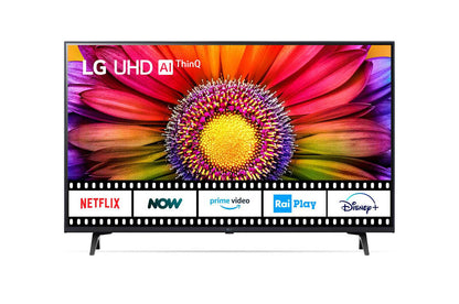 LG 75UR80006LJ 190,5 cm (75") 4K Ultra HD Smart-TV Wi-Fi Svart