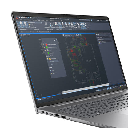 HP ZBook Power G11 Intel Core Ultra 9 185H Mobil arbetsstation 40,6 cm (16") WQXGA 32 GB DDR5-SDRAM 1 TB SSD NVIDIA RTX 3000 Ada Wi-Fi 6E (802.11ax) Windows 11 Pro AI PC, AI Workstation Grå