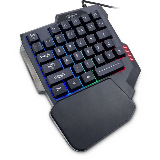 Inter-Tech KB-3035 tangentbord Spela USB QWERTY Svart