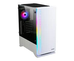 Zalman S5 WHITE datorväskor Midi Tower Vit